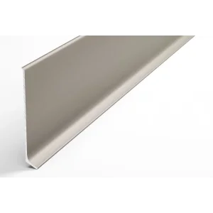 Плинтус L-образный алюминиевый APL 80 шампань матовая 80*10*3000