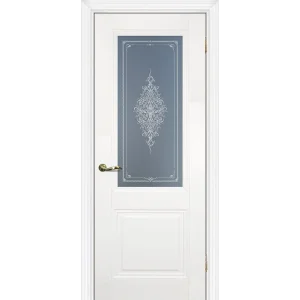 Дверь PROFILO PORTE ПСЦ-27 "Classic" стекло белый сатинат с рисунком, магнолия 60