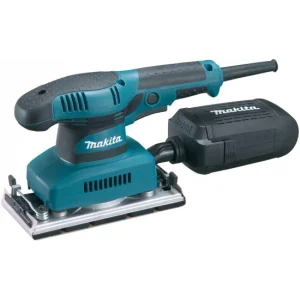 Шлифмашина вибрационная (ПШМ) Makita BO3710, 190Вт, 93х228мм, 11000об\м, ампл-2.6мм, 1.6кг, кор, п\сборник, зажим