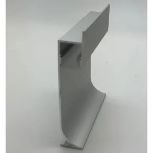 Плинтус с подсветкой алюминиевый ZL 68 серебро матовое 68*12,6*3000