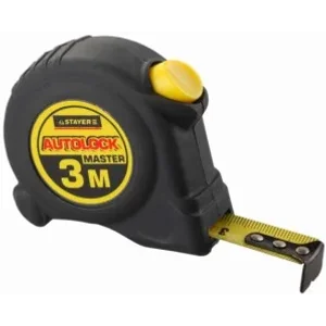 Рулетка 5м*19мм STAYER Autolock, обрезиненный корпус