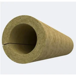 Цилиндры Роквул 40 x 114 мм кашированные фольгой (плотность 80кг/м3)