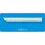 Плинтус потолочный ФОРМАТ 12011 инжекционный белый 1,3 м