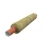 Цилиндры Роквул 40 x 114 мм кашированные фольгой (плотность 80кг/м3)