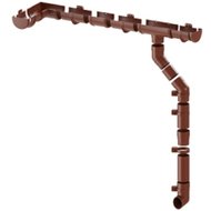 Водосточные системы Docke Дача STANDARD коричневая