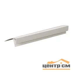 Профиль ПВХ белый - F 10мм, 3м