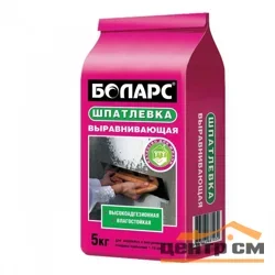 Шпаклевка цементная БОЛАРС ВЫРАВНИВАЮЩАЯ белая 5 кг