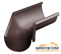 Угол желоба внутренний GL 135гр, 125 мм RAL 8017