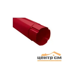 Труба круглая соединит. GL, 90мм, 1м RAL 3005