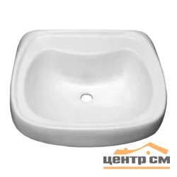 Умывальник ФАРФОР "Водолей" 2-ой вел., без отверстия под смеситель, на пьедестал, Лобня