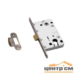 Замок механический под цилиндр врезные ARCHIE LP 5112CL AB/ACF антич. бронза / античный кофе