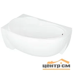 Ванна AQUATEK "Бетта" левая 170х97 без гидромассажа (с фр.экраном),с каркасом и сливом-переливом