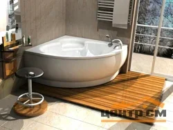 Ванна AQUATEK "Калипсо" 146х146 без гидромассажа (с фронт.экраном),с каркасом