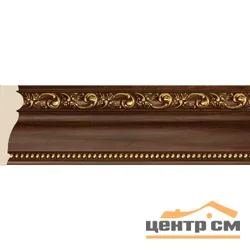 Багет интерьерный COSCA, "Антик", Плинтус потолочный 84, "Красное дерево с золотом"/20 арт.152-1084