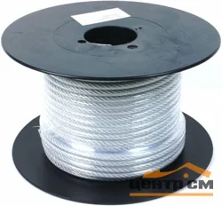 Трос стальной оцинкованный DIN 3068 D10,0мм ( 100 м )