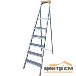 Лестница-стремянка алюминиевая 6 ступеней DOGRULAR UFUK ALL 125см