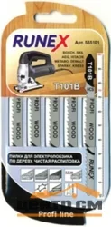 Пилки 100x75 мм. 10 з/д (древес,ДСП,пластмасса h=4-30mm)чистая распил.Т101В 5шт/уп Runex