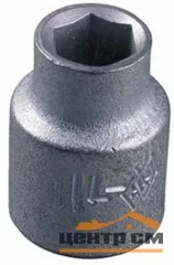 Головка торцевая, оцинкованная 1/2", 22мм "НИЗ"