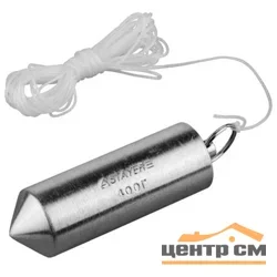 Отвес STAYER "MASTER" строительный со шнуром, 100г