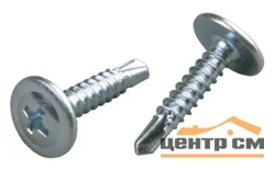 Саморезы с прессшайбой сверло 4,2x25 цинк (уп 1000шт) ведро №3