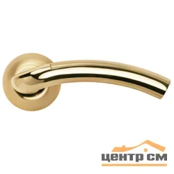 Ручка дверная MORELLI Палаццо2 MH-02 SG/GP золото матовое/золото