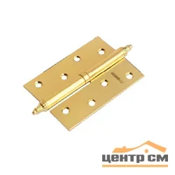 Петля стальная MORELLI разъемная с короной MS 100X70X2.5 L PG золото, левая