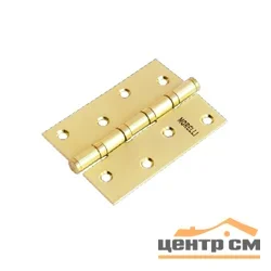 Петля стальная MORELLI универсальная с 4-мя подшипниками без короны MS 100X70X2.5-4BB SG золото матовое