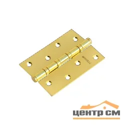 Петля стальная MORELLI универсальная с 4-мя подшипниками без короны MS 100X70X2.5-4BB PG золото