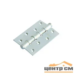 Петля латунная MORELLI универсальная с 4-мя подшипниками без короны толщина 3 мм MBU 100X70X3-4BB SN белый никель