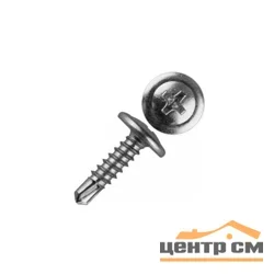 Саморезы с прессшайбой сверло 4,2x19 цинк (уп 1000шт) ведро №3