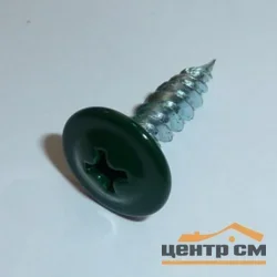 Саморезы с прессшайбой острие 4,2x32 RAL 6005 (уп 500шт)