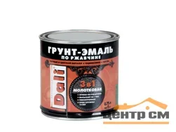 Грунт-эмаль по ржавчине с молотковым эффектом 3 в 1 DALI коричневая 0,75л