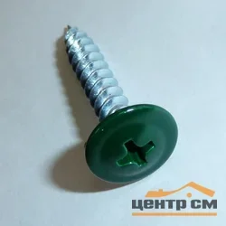 Саморезы с прессшайбой острие 4,2x13 RAL 6005 (уп 1000шт)