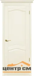 Дверь ОКА "Лео" глухая слоновая кость 80 (массив сосны)