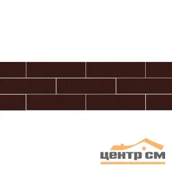 Клинкер Paradyz Натурал коричневая плитка фасадная структурная 24,5*6,6*0,71