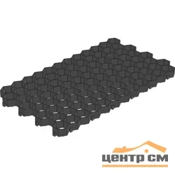 Решетка газонная GIDROLICA Eco Standart C250 пластиковая черная 700*400*32,8 мм арт.608