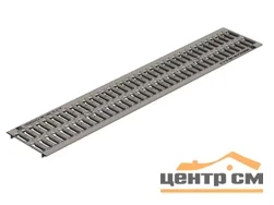 Решетка водоприемная GIDROLICA Standart DN150 A15 штампованная оцинкованная 1000*186*15 мм арт.518