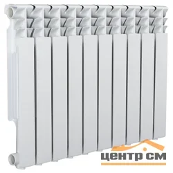 Радиатор "Tropic" алюминий 500 мм, 10 секции Рр=1,8 МПа, Тмакс=110°С