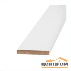 Наличник ламинированный OLOVI 58х2200х8мм (белый), МДФ