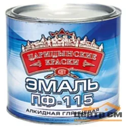 Эмаль ПФ-115 ярко-зеленая 1,9 кг Царицынские краски