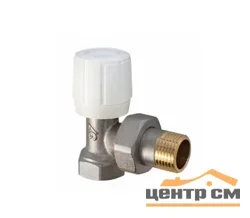 Клапан регулирующий для радиатора угловой FM 1/2" AQualink