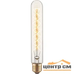 Лампа накаливания 60Вт Е27 220В 340Лм Цилиндр прозрачный (T32) Винтаж Elektrostandard*