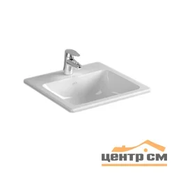 Умывальник накладной VITRA S20 45см прямоугольный белый 5463B003-0001