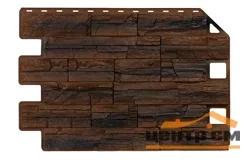 Панель фасадная Royal Stone Скалистый камень, цвет Калгари 0,905*0,62 м (S=0.5611м2)
