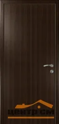 Дверь КАПЕЛЬ глухая 600*2000мм венге 3D пленка (полотно, врезка под замок, коробка 2,5 шт)