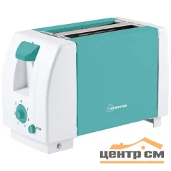 Тостер 750 Вт 7 степеней прожарки HOMESTAR HS-2002 бирюзовый*