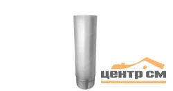 Труба круглая соединительная Optima, 90мм, 1м RAL 9003