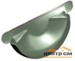 Заглушка желоба Optima, 125мм, RAL 8017