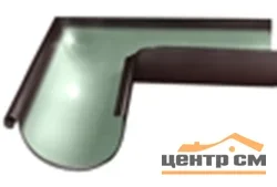 Угол желоба внешний Optima 90гр, 125мм, RAL 8017