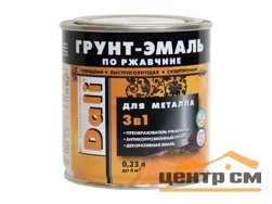 Грунт-эмаль по ржавчине 3 в 1 зеленая (RAL 6029) 0,23л DALI